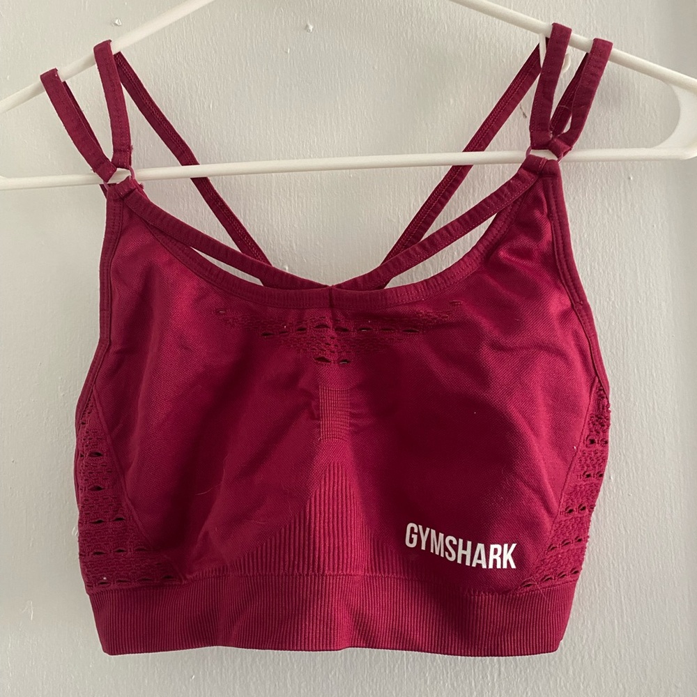 Gymshark Women's Red Sports Bra